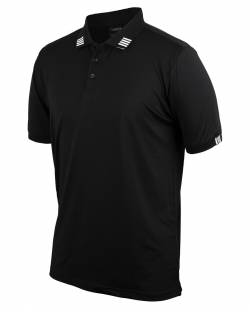 Four Stripe Podium Stretch Polo, Short Sleeve
